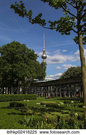 Stock Photography - Television tower on Alexanderplatz, Berlin, Germany, Europe. Fotosearch