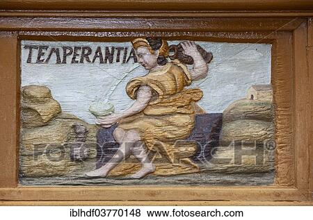 "Temperantia, Latin for temperance, wood carving, Alte Lateinschule Alfeld building, Alfeld, Lower Saxony, Germany, Europe" View Large Photo Image Stock Photo - "Temperantia, Latin for temperance, wood carving, Alte Lateinschule Alfeld building, Alfeld, Lower Saxony, Germany, Europe". Fotosearch