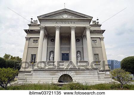 Stock Photography - "Tempio Voltiano museum, Como, Lombardy, Italy, Europe". Fotosearch