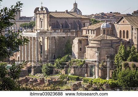 "Temple of Antoninus and Faustina, Roman Forum, Rome, Lazio, Italy, Europe" View Large Photo Image Stock Photo - "Temple of Antoninus and Faustina, Roman Forum, Rome, Lazio, Italy, Europe". Fotosearch