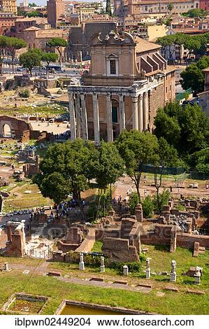 "Temple of Antonius and Faustina, Forum Romanum, Roman Forum, Rome, Italy, Europe" View Large Photo Image Picture - "Temple of Antonius and Faustina, Forum Romanum, Roman Forum, Rome, Italy, Europe". Fotosearch