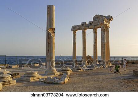 "Temple of Apollo, ancient city of Side, Pamphylia, Antalya Province, Turkey, Asia" View Large Photo Image Picture - "Temple of Apollo, ancient city of Side, Pamphylia, Antalya Province, Turkey, Asia". Fotosearch