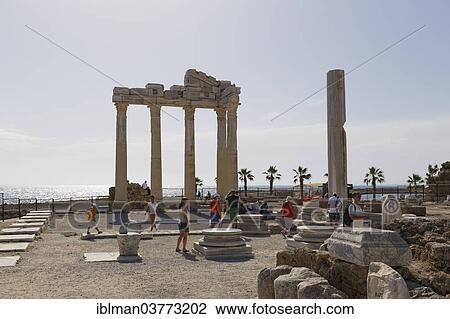 "Temple of Apollo, ancient city of Side, Pamphylia, Antalya Province, Turkey, Asia" View Large Photo Image Stock Image - "Temple of Apollo, ancient city of Side, Pamphylia, Antalya Province, Turkey, Asia". Fotosearch