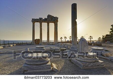 "Temple of Apollo, ancient city of Side, Pamphylia, Antalya Province, Turkey, Asia" View Large Photo Image Stock Image - "Temple of Apollo, ancient city of Side, Pamphylia, Antalya Province, Turkey, Asia". Fotosearch