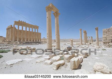 "Temple of Bel, ruins in the ancient city of Palmyra, Palmyra, Tadmur, Palmyra District, Homs Governorate, Syria, Asia" View Large Photo Image Stock Image - "Temple of Bel, ruins in the ancient city of Palmyra, Palmyra, Tadmur, Palmyra District, Homs Governorate, Syria, Asia". Fotosearch