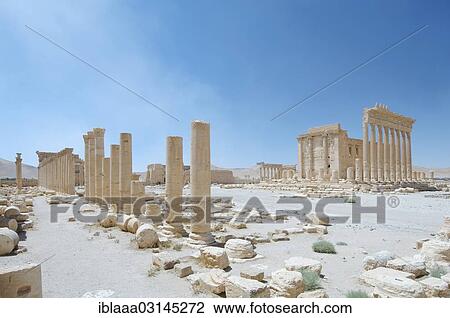 "Temple of Bel, ruins in the ancient city of Palmyra, Palmyra, Tadmur, Palmyra District, Homs Governorate, Syria, Asia" View Large Photo Image Stock Image - "Temple of Bel, ruins in the ancient city of Palmyra, Palmyra, Tadmur, Palmyra District, Homs Governorate, Syria, Asia". Fotosearch