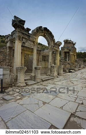"Temple of Hadrian, ancient city of Ephesus, Efes, Izmir province, Turkey, Asia" View Large Photo Image Stock Image - "Temple of Hadrian, ancient city of Ephesus, Efes, Izmir province, Turkey, Asia". Fotosearch