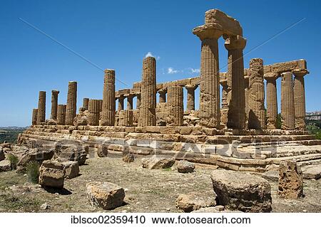 "Temple of Hera, Valley of the Temples, Agrigento, Sicily, Italy, Europe" View Large Photo Image Stock Image - "Temple of Hera, Valley of the Temples, Agrigento, Sicily, Italy, Europe". Fotosearch