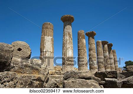 "Temple of Hercules, Valley of the Temples, Agrigento, Sicily, Italy, Europe" View Large Photo Image Stock Photo - "Temple of Hercules, Valley of the Temples, Agrigento, Sicily, Italy, Europe". Fotosearch
