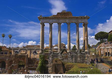 "Temple of Saturn, Roman Forum, Rome, Lazio, Italy, Europe" View Large Photo Image Picture - "Temple of Saturn, Roman Forum, Rome, Lazio, Italy, Europe". Fotosearch