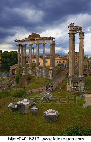 "Temple of Saturn, Temple of Vespasian and Titus, Roman Forum, Rome, Lazio, Italy, Europe" View Large Photo Image Stock Photo - "Temple of Saturn, Temple of Vespasian and Titus, Roman Forum, Rome, Lazio, Italy, Europe". Fotosearch