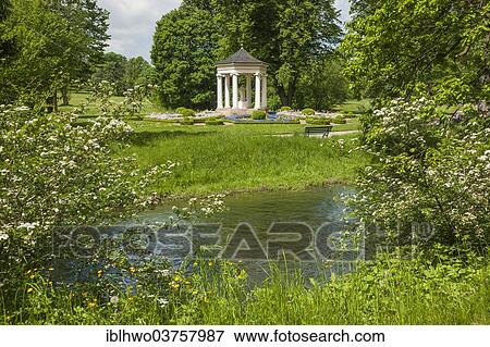 "Temple of the Muses on the Ilm River, in the landscaped park of Tiefurt Mansion, UNESCO World Cultural Heritage Site, Weimar, Thuringia, Germany, Europe" View Large Photo Image Stock Photo - "Temple of the Muses on the Ilm River, in the landscaped park of Tiefurt Mansion, UNESCO World Cultural Heritage Site, Weimar, Thuringia, Germany, Europe". Fotosearch
