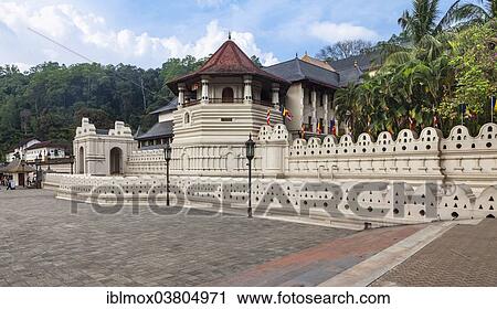 "Temple of the Sacred Tooth Relic, Sri Dalada Maligawa, octagonal tower, Buddhist sanctuary, Kandy Lake, Kandy, Central Province, Sri Lanka, Asia" View Large Photo Image Stock Image - "Temple of the Sacred Tooth Relic, Sri Dalada Maligawa, octagonal tower, Buddhist sanctuary, Kandy Lake, Kandy, Central Province, Sri Lanka, Asia". Fotosearch
