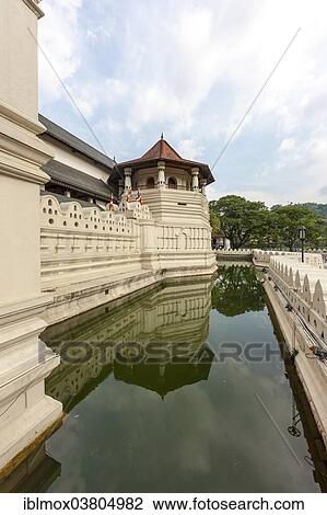 "Temple of the Sacred Tooth Relic, Sri Dalada Maligawa, octagonal tower, Buddhist sanctuary, Kandy Lake, Kandy, Central Province, Sri Lanka, Asia" View Large Photo Image Stock Image - "Temple of the Sacred Tooth Relic, Sri Dalada Maligawa, octagonal tower, Buddhist sanctuary, Kandy Lake, Kandy, Central Province, Sri Lanka, Asia". Fotosearch