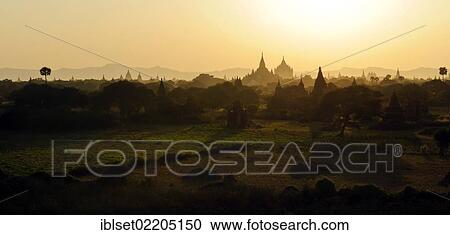 "Temples and pagodas at sunset, Bagan, Burma, Myanmar, Southeast Asia, Asia" View Large Photo Image Stock Image - "Temples and pagodas at sunset, Bagan, Burma, Myanmar, Southeast Asia, Asia". Fotosearch