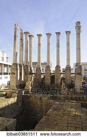 "Templo Romano, Roman temple ruins, columns, Cordoba, Cordoba province, Andalusia, Spain, Europe" View Large Photo Image Stock Image - "Templo Romano, Roman temple ruins, columns, Cordoba, Cordoba province, Andalusia, Spain, Europe". Fotosearch