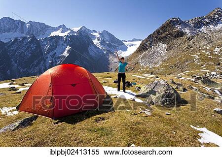Tent in the Stubai Alps, Lake Rinnensee, Tyrol, Austria, Europe View Large Photo Image Stock Photography - Tent in the Stubai Alps, Lake Rinnensee, Tyrol, Austria, Europe. Fotosearch