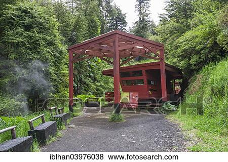Stock Photo - "Termas Geometricas, Panguipulli, Region de Los Rios, Chile, South America". Fotosearch