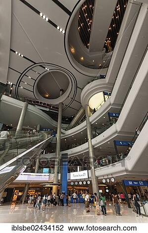 Stock Image - "Terminal 21, shopping centre, interior, Sukhumvit Road, Bangkok, Thailand, Asia". Fotosearch