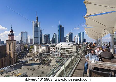 "Terrace, Restaurant Leonhard's, view of the Financial District, Hauptwache in front, Frankfurt am Main, Hesse, Germany, Europe" View Large Photo Image Stock Image - "Terrace, Restaurant Leonhard's, view of the Financial District, Hauptwache in front, Frankfurt am Main, Hesse, Germany, Europe". Fotosearch