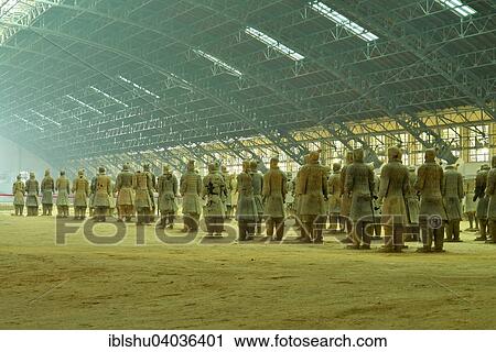 "Terracotta Army, Hall 1, Mausoleum of the First Qin Emperor 1, Xi'an, Shaanxi Province, China, Asia" View Large Photo Image Stock Image - "Terracotta Army, Hall 1, Mausoleum of the First Qin Emperor 1, Xi'an, Shaanxi Province, China, Asia". Fotosearch