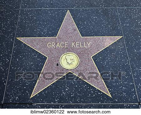 "Terrazzo star for Grace Kelly, film category, Walk of Fame, Hollywood Boulevard, Hollywood, Los Angeles, California, United States of America, USA, PublicGround" View Large Photo Image Stock Image - "Terrazzo star for Grace Kelly, film category, Walk of Fame, Hollywood Boulevard, Hollywood, Los Angeles, California, United States of America, USA, PublicGround". Fotosearch