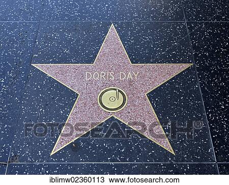 "Terrazzo star for the artist Doris Day, music category, Walk of Fame, Hollywood Boulevard, Hollywood, Los Angeles, California, United States of America, USA, PublicGround" View Large Photo Image Stock Image - "Terrazzo star for the artist Doris Day, music category, Walk of Fame, Hollywood Boulevard, Hollywood, Los Angeles, California, United States of America, USA, PublicGround". Fotosearch