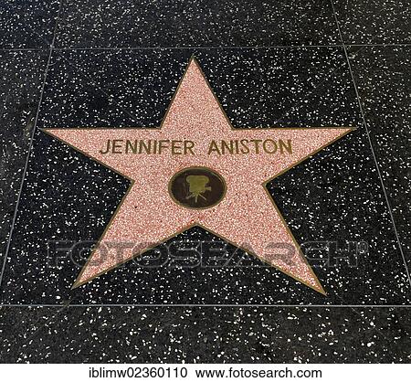 "Terrazzo star for the artist Jennifer Aniston, film category, Walk of Fame, Hollywood Boulevard, Hollywood, Los Angeles, California, United States of America, USA, PublicGround" View Large Photo Image Stock Image - "Terrazzo star for the artist Jennifer Aniston, film category, Walk of Fame, Hollywood Boulevard, Hollywood, Los Angeles, California, United States of America, USA, PublicGround". Fotosearch