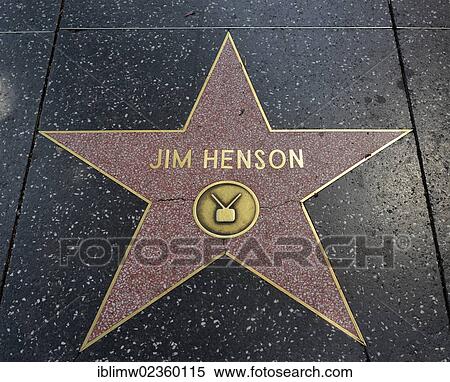 "Terrazzo star for the artist Jim Henson, television category, Walk of Fame, Hollywood Boulevard, Hollywood, Los Angeles, California, United States of America, USA, PublicGround" View Large Photo Image Stock Photography - "Terrazzo star for the artist Jim Henson, television category, Walk of Fame, Hollywood Boulevard, Hollywood, Los Angeles, California, United States of America, USA, PublicGround". Fotosearch