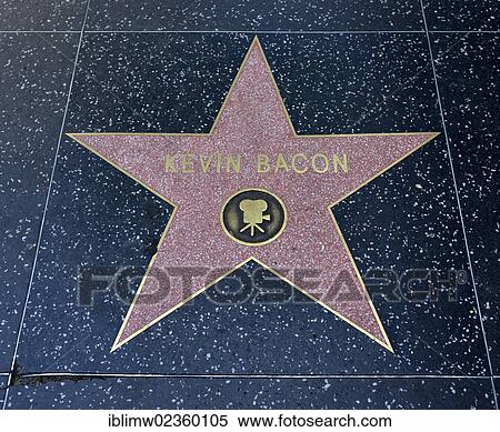 "Terrazzo star for the artist Kevin Bacon, film category, Walk of Fame, Hollywood Boulevard, Hollywood, Los Angeles, California, United States of America, USA, PublicGround" View Large Photo Image Stock Photography - "Terrazzo star for the artist Kevin Bacon, film category, Walk of Fame, Hollywood Boulevard, Hollywood, Los Angeles, California, United States of America, USA, PublicGround". Fotosearch