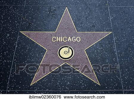 "Terrazzo star for the band Chicago, music category, Walk of Fame, Hollywood Boulevard, Hollywood, Los Angeles, California, United States of America, USA, PublicGround" View Large Photo Image Stock Photograph - "Terrazzo star for the band Chicago, music category, Walk of Fame, Hollywood Boulevard, Hollywood, Los Angeles, California, United States of America, USA, PublicGround". Fotosearch