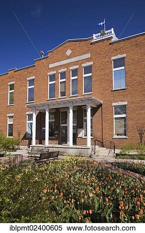 "Terrebonne City Hall building and tulip bed, Old Terrebonne, Lanaudiere, Quebec, Canada, North America" View Large Photo Image Stock Photography - "Terrebonne City Hall building and tulip bed, Old Terrebonne, Lanaudiere, Quebec, Canada, North America". Fotosearch