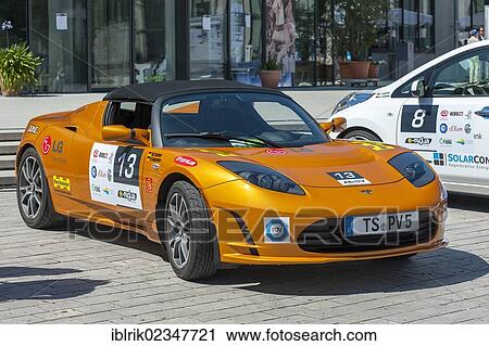 "Tesla Roadster, an American electric sports car before the prologue of the e-miglia 2012 from Munich to St. Moritz, Munich, Bavaria, Germany, Europe" View Large Photo Image Stock Image - "Tesla Roadster, an American electric sports car before the prologue of the e-miglia 2012 from Munich to St. Moritz, Munich, Bavaria, Germany, Europe". Fotosearch