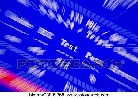 "Test, error message on a blue screen" View Large Photo Image Stock Photo - "Test, error message on a blue screen". Fotosearch