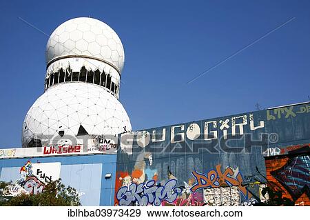 Stock Photo - "Teufelsberg, former monitoring system of the U. S. Army, abandoned building, Berlin, Germany, Europe". Fotosearch