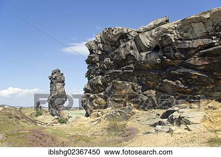 "Teufelsmauer, Devil's Wall, near Weddersleben, Harz, Saxony-Anhalt, Germany, Europe" View Large Photo Image Stock Image - "Teufelsmauer, Devil's Wall, near Weddersleben, Harz, Saxony-Anhalt, Germany, Europe". Fotosearch