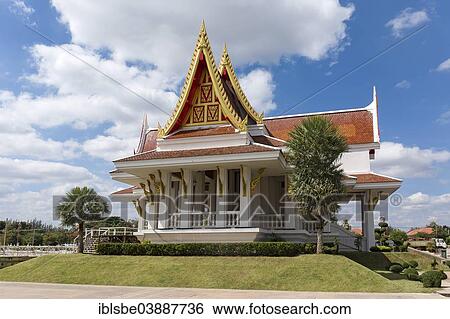 "Thai-style pavilion at the City Pillar Shrine, Sao Lak Mueang, Thung Sri Muang Park, Udon Thani, Isan or Isaan, Thailand, Asia" View Large Photo Image Stock Photograph - "Thai-style pavilion at the City Pillar Shrine, Sao Lak Mueang, Thung Sri Muang Park, Udon Thani, Isan or Isaan, Thailand, Asia". Fotosearch