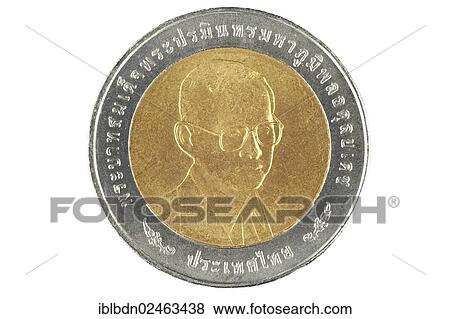 Stock Photo - Thai ten baht coin. Fotosearch