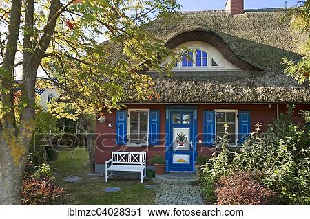 "Thatched house, Ahrenshoop, Darss, Fischland-Darss-Zingst, Mecklenburg-Western Pomerania, Germany, Europe" View Large Photo Image Stock Image - "Thatched house, Ahrenshoop, Darss, Fischland-Darss-Zingst, Mecklenburg-Western Pomerania, Germany, Europe". Fotosearch
