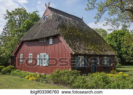 "Thatched wooden house, Prerow, Fischland-Darss-Zingst, Mecklenburg-Western Pomerania, Germany, Europe" View Large Photo Image Stock Image - "Thatched wooden house, Prerow, Fischland-Darss-Zingst, Mecklenburg-Western Pomerania, Germany, Europe". Fotosearch