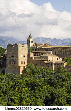 "The Alhambra on Sabikah Hill, UNESCO World Heritage Site, Granada, Spain, Europe" View Large Photo Image Stock Image - "The Alhambra on Sabikah Hill, UNESCO World Heritage Site, Granada, Spain, Europe". Fotosearch
