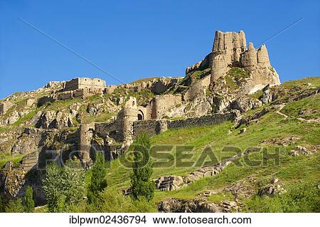 Picture - "The ancient Uratian iron age fortress of Van, Van, Turkey, Asia". Fotosearch