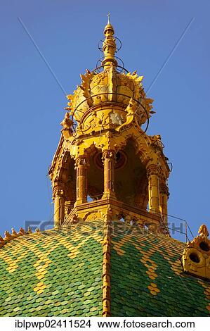 "The Art Nouveau Museum of Applied Arts with Zolnay tiled roof, Budapest, Hungary, Europe" View Large Photo Image Picture - "The Art Nouveau Museum of Applied Arts with Zolnay tiled roof, Budapest, Hungary, Europe". Fotosearch