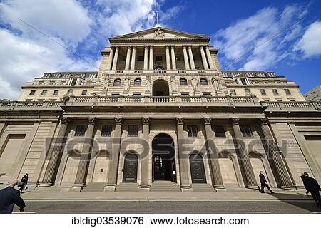 Stock Photograph - "The Bank of England, Threadneedle Street, London, London region, England, United Kingdom, Europe". Fotosearch