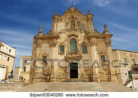 "The baroque facade of the Church and Convent of St Francis of Assisi, Matera, Italy, Europe" View Large Photo Image Stock Image - "The baroque facade of the Church and Convent of St Francis of Assisi, Matera, Italy, Europe". Fotosearch