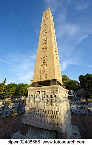 "The base of the Egyptian Obelisk of Thutmosis III, Dikilitas, Istanbul Turkey" View Large Photo Image Stock Photograph - "The base of the Egyptian Obelisk of Thutmosis III, Dikilitas, Istanbul Turkey". Fotosearch