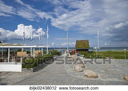 "The beach promenade and the Flunder sea platform, Hohwacht, Hohwacht Bay, Baltic Sea, Schleswig-Holstein, Germany, Europe" View Large Photo Image Stock Image - "The beach promenade and the Flunder sea platform, Hohwacht, Hohwacht Bay, Baltic Sea, Schleswig-Holstein, Germany, Europe". Fotosearch
