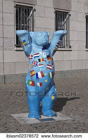 "The Berlin Bear in front of the German Federal Ministry of Finance, Berlin, Germany, Europe" View Large Photo Image Stock Image - "The Berlin Bear in front of the German Federal Ministry of Finance, Berlin, Germany, Europe". Fotosearch