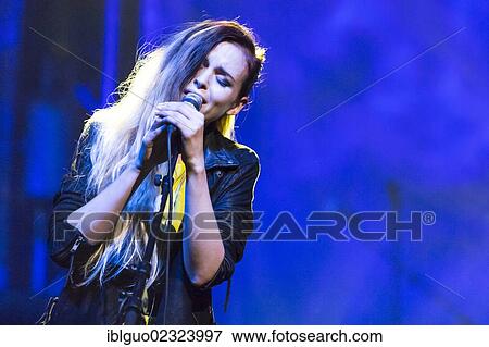 "The British folk-pop singer Kyla La Grange performing live at Luzernersaal of the KKL at the Blue Balls Festival in Lucerne, Switzerland, Europe" View Large Photo Image Stock Photo - "The British folk-pop singer Kyla La Grange performing live at Luzernersaal of the KKL at the Blue Balls Festival in Lucerne, Switzerland, Europe". Fotosearch