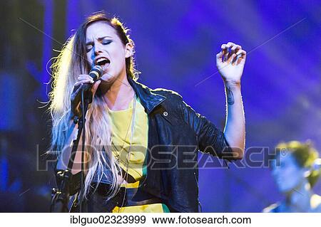 "The British folk-pop singer Kyla La Grange performing live at Luzernersaal of the KKL at the Blue Balls Festival in Lucerne, Switzerland, Europe" View Large Photo Image Stock Photo - "The British folk-pop singer Kyla La Grange performing live at Luzernersaal of the KKL at the Blue Balls Festival in Lucerne, Switzerland, Europe". Fotosearch
